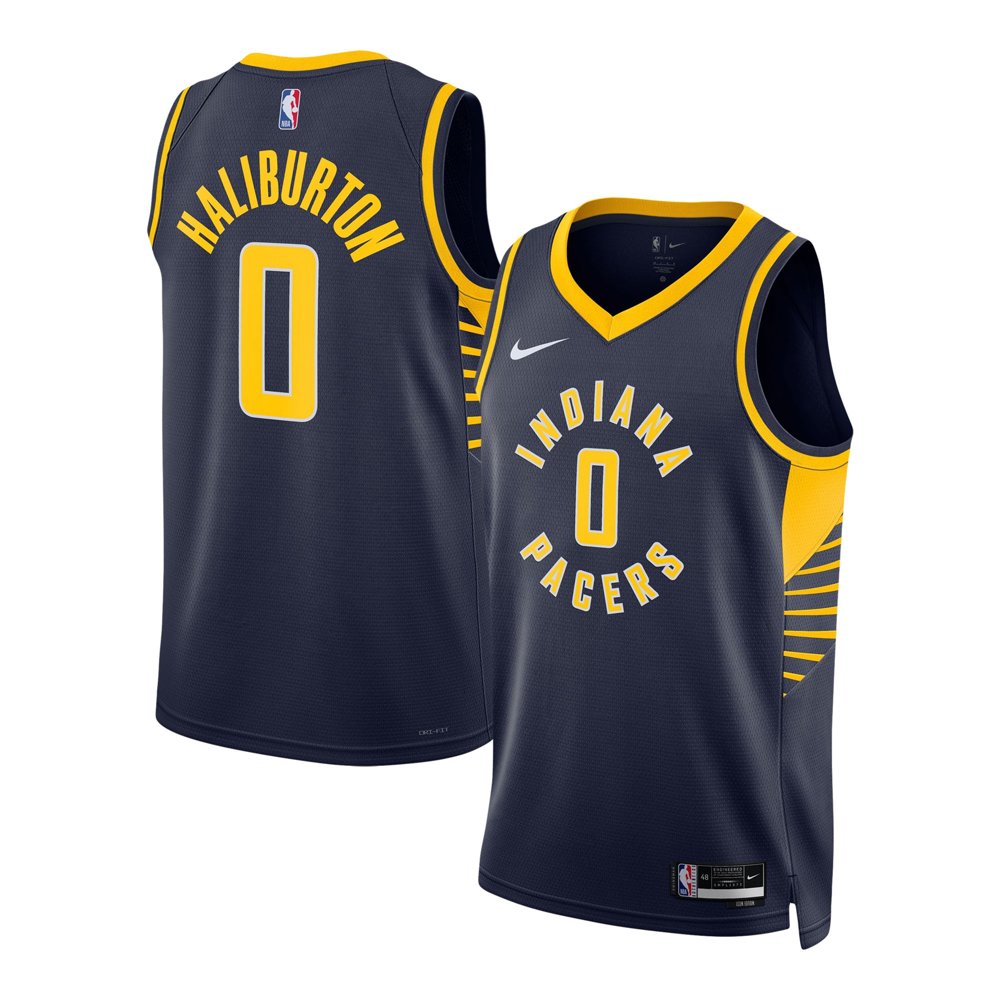 Tyrese Haliburton Indiana Pacers Unisex Swingman Jersey – Icon Edition – Navy