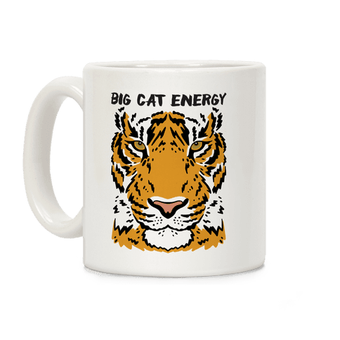 Big Cat Energy Tiger Coffee Mug