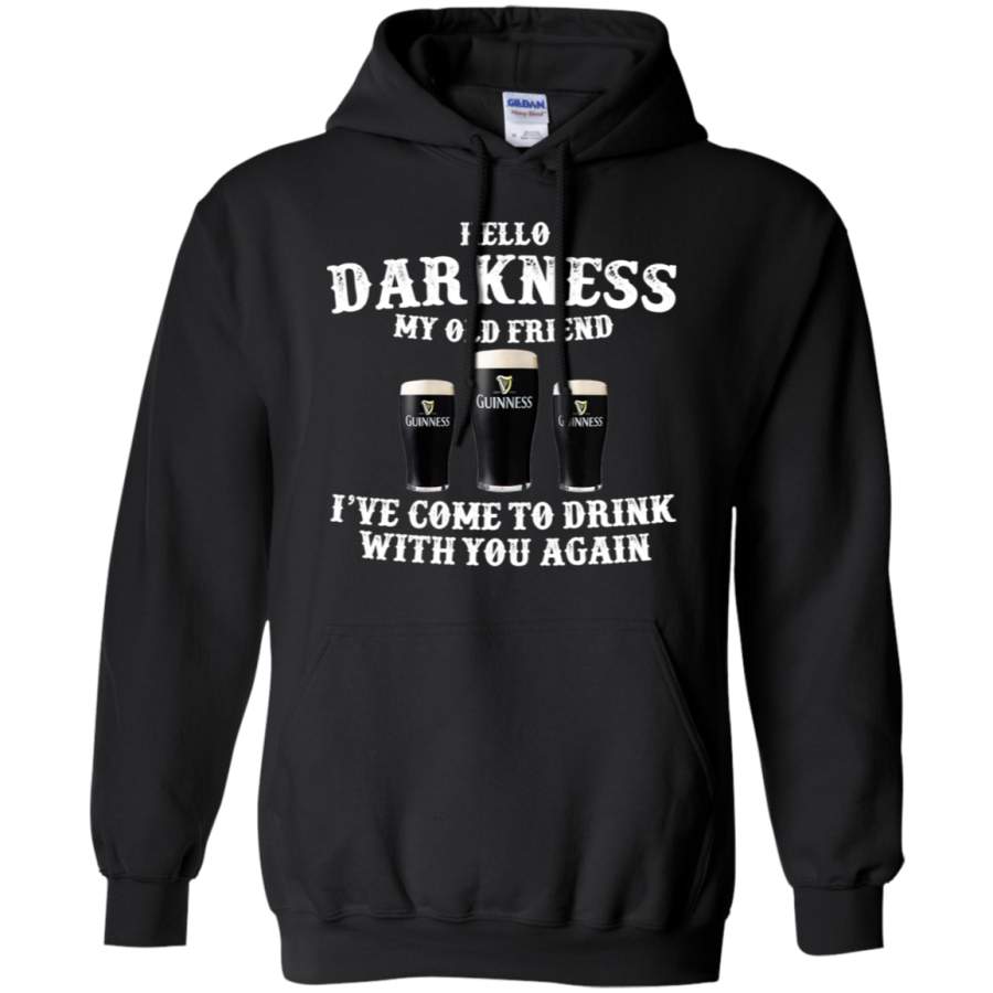 Hello Darkness My Old Friend Irish Beer Hoodie T-Shirt