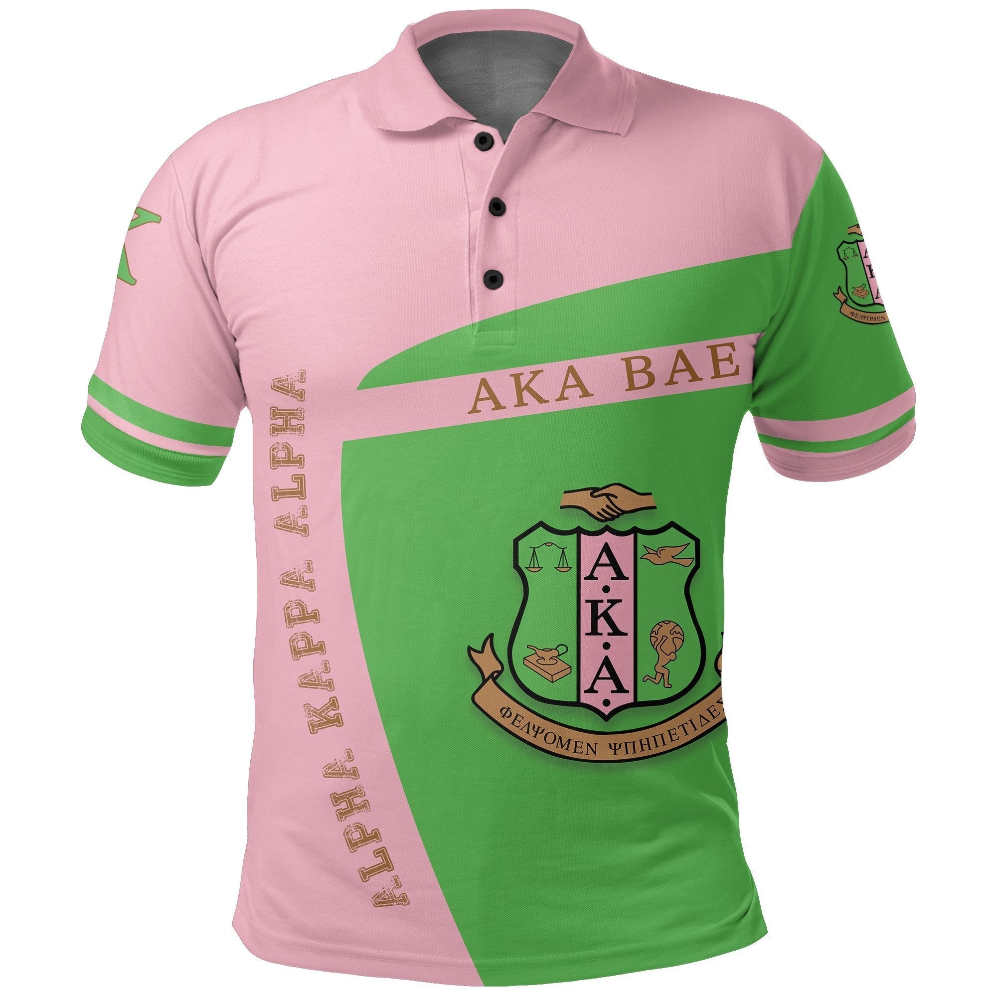 Alpha Kappa Alpha Aka Bae Polo Shirt Iconic Style