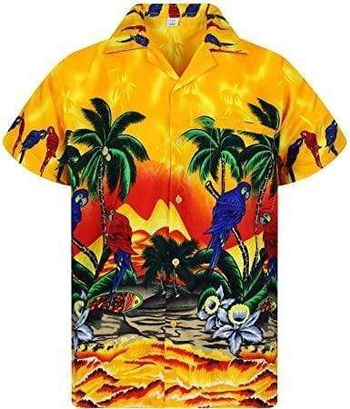 Shop From 1000 Unique Parrot Flowers Funky Hawaii Aloha Shirts Ha99704