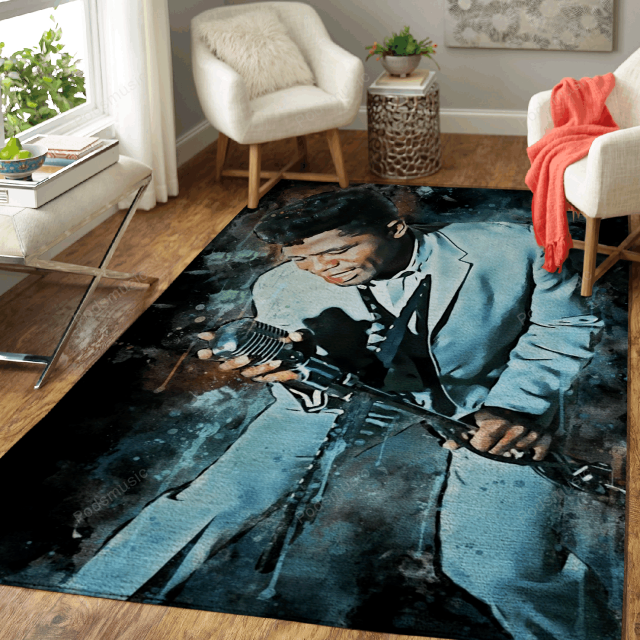 James Brown – Music World Art For Fans Area Rug Carpet