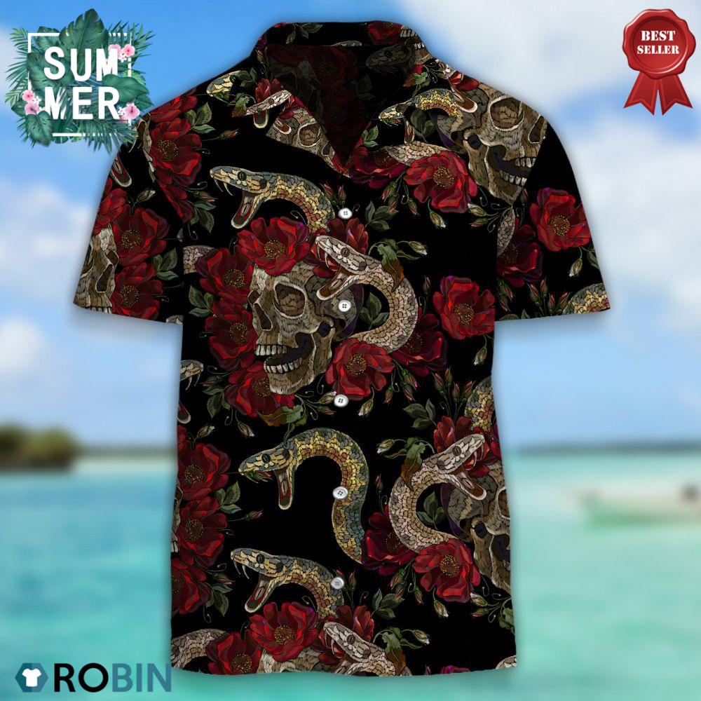 snake hawaiian shirt