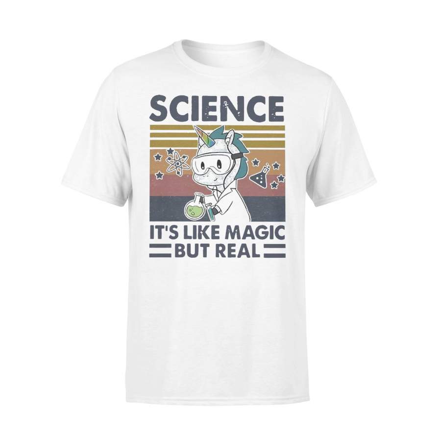 Unicorn Science It’s Like Magic But Real Vintage T-shirt