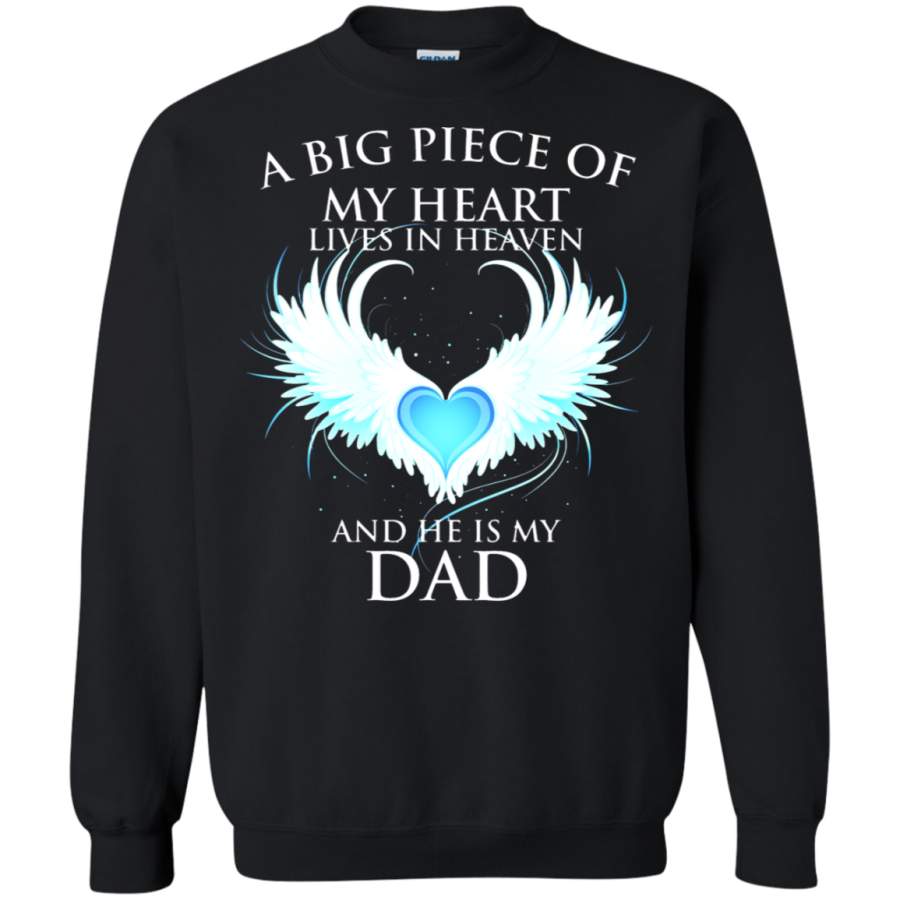 AGR A Big Piece Of My Heart Lives In Heaven Sweatshirt