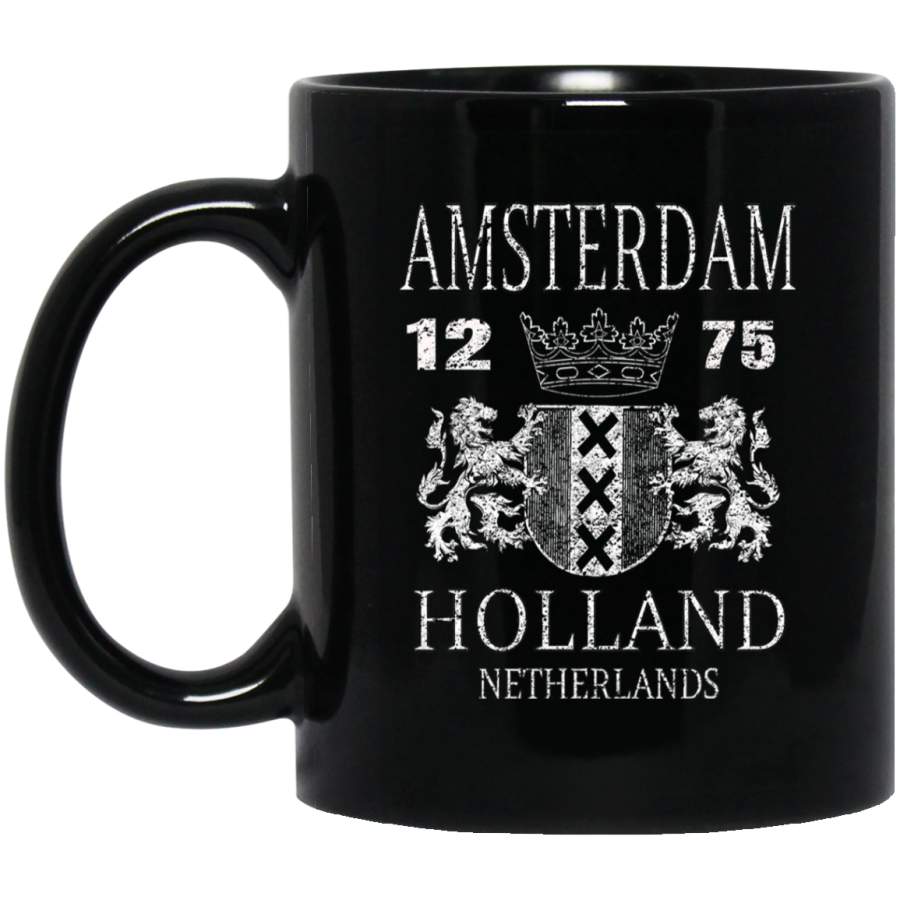 Amsterdam Vintage Distressed Easy Souvenir Love Gift Coffee Mug