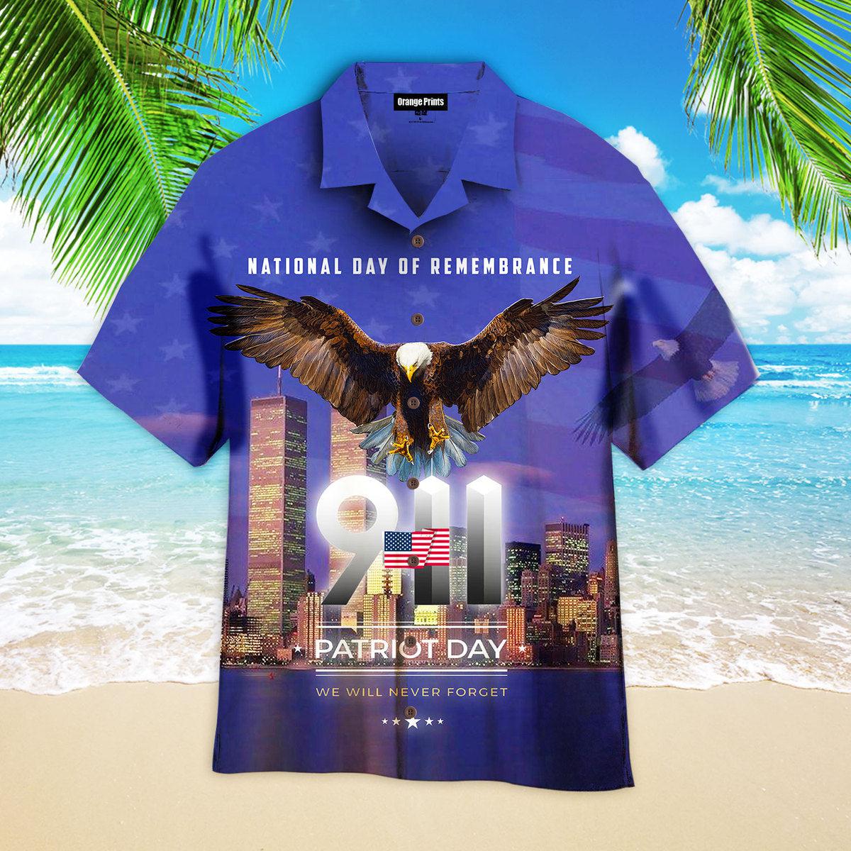 Never Forget 9/11 Memorial Aloha Hawaiian Shirts For Men & For Women | Wt6890
