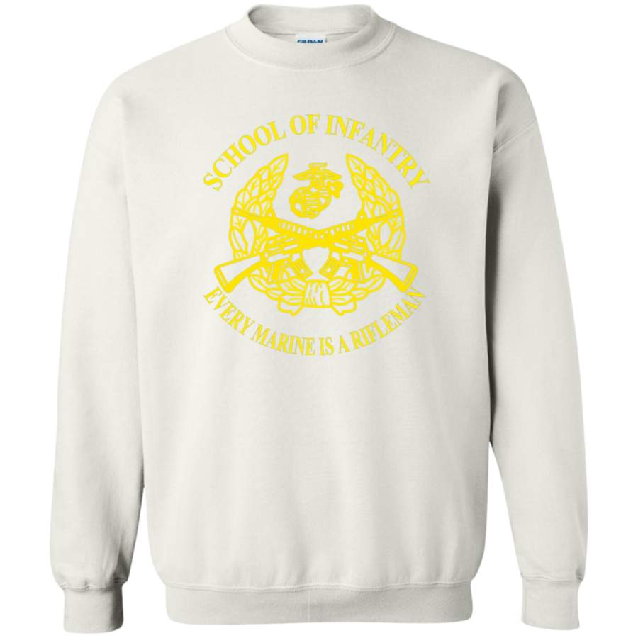 AGR usmc school of infantry Crewneck Pullover Sweatshirt