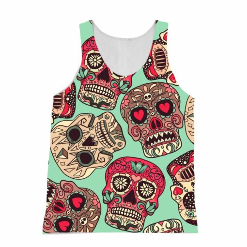 Candy Skulls Tank Top