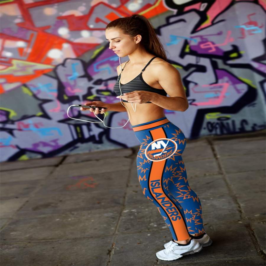 Dizzy Motion Zig Zag New York Islanders Leggings