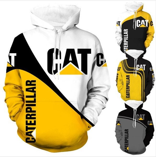 Personalized New Cat Caterpillar Tractor Hoodie 3D #Xh