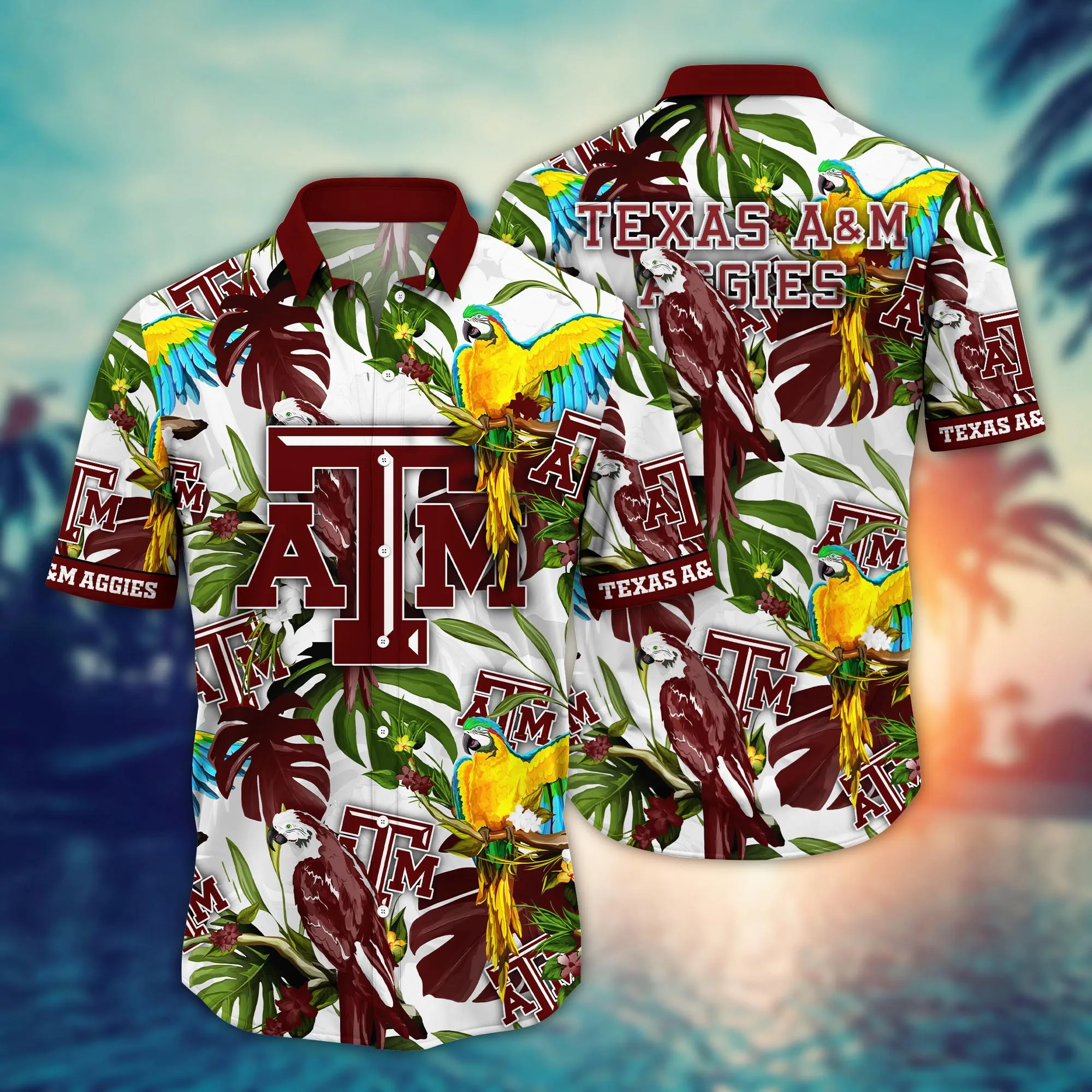 Texas A&Amp;Amp;M Aggies NCCA Hawaiian Shirt Summer Fruitstime Aloha Shirt