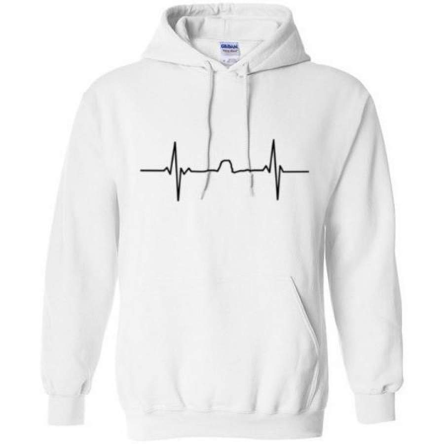 Winona MN Hoodie Sugarloaf Heartbeat Gildan Heavy Blend