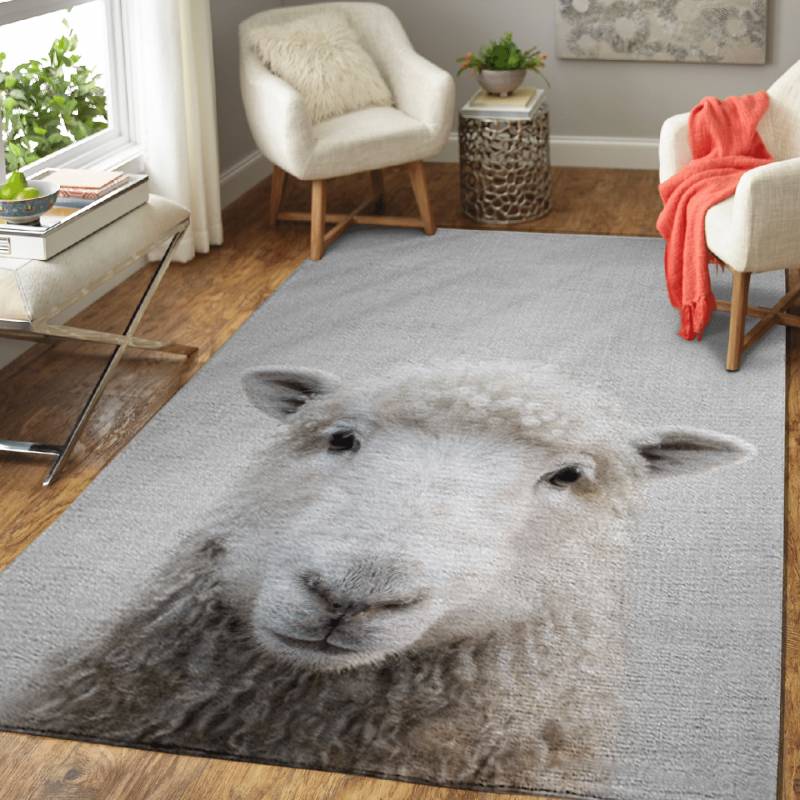 Sheep Colorful – Animals Colorful Area Rug Carpet