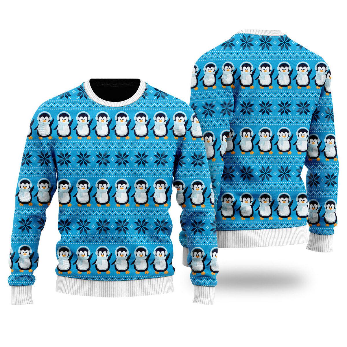 Penguins Let It Snow Ugly Christmas Sweater | For Men & Women | Uh2065