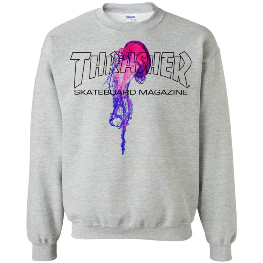 Thrasher Magazine Atlantic Drift White Pullover Sweatshirt