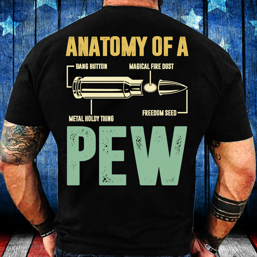 anatomy of a pew shirt