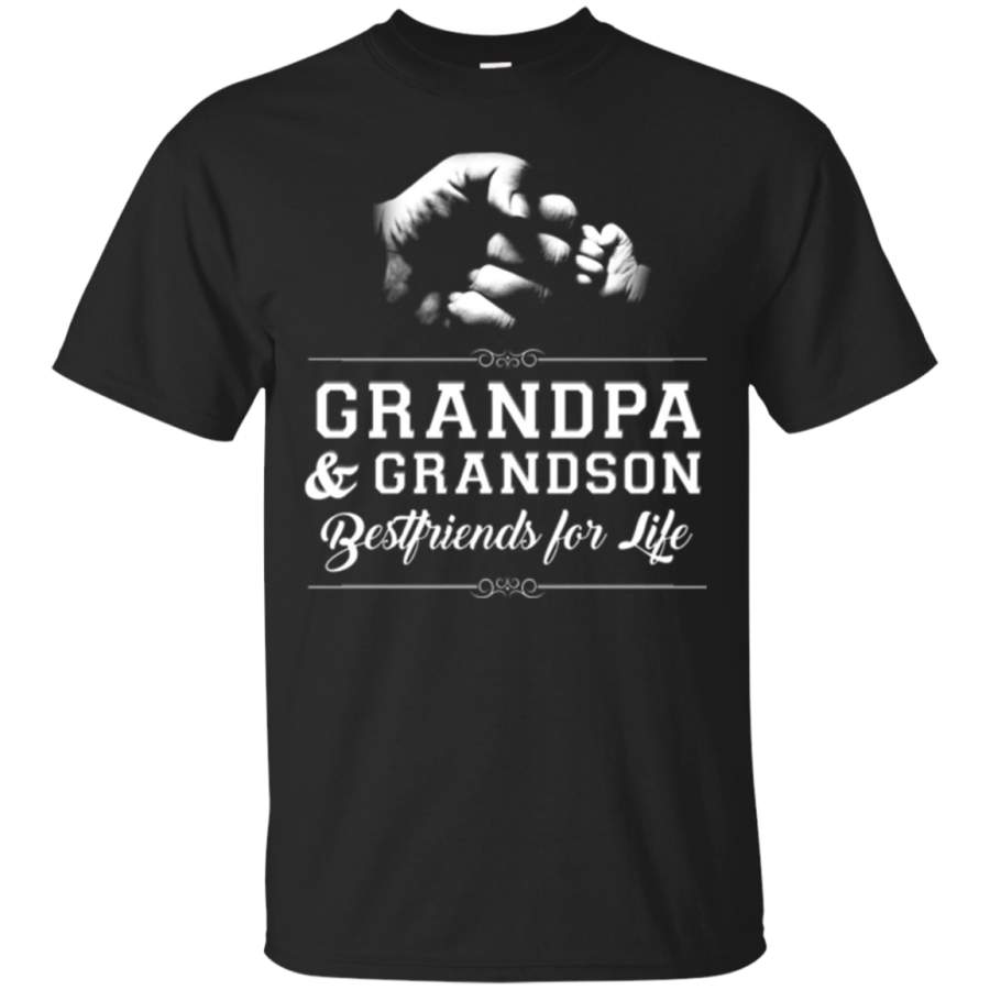 Men's Grandfather Grandson Friends Fist Bump Shirt Grandpa Grandad