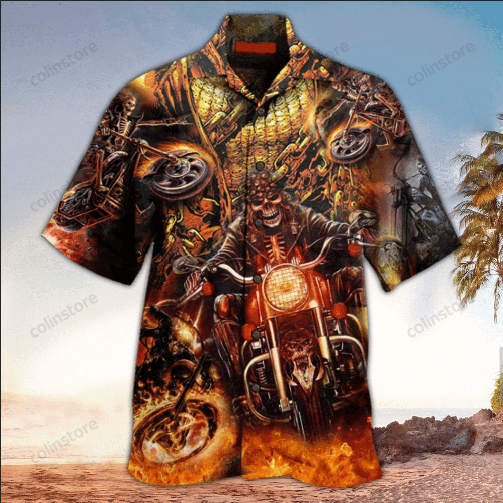 Motorcycle Hawaii Shirt For Lovers Aloha Ha12400