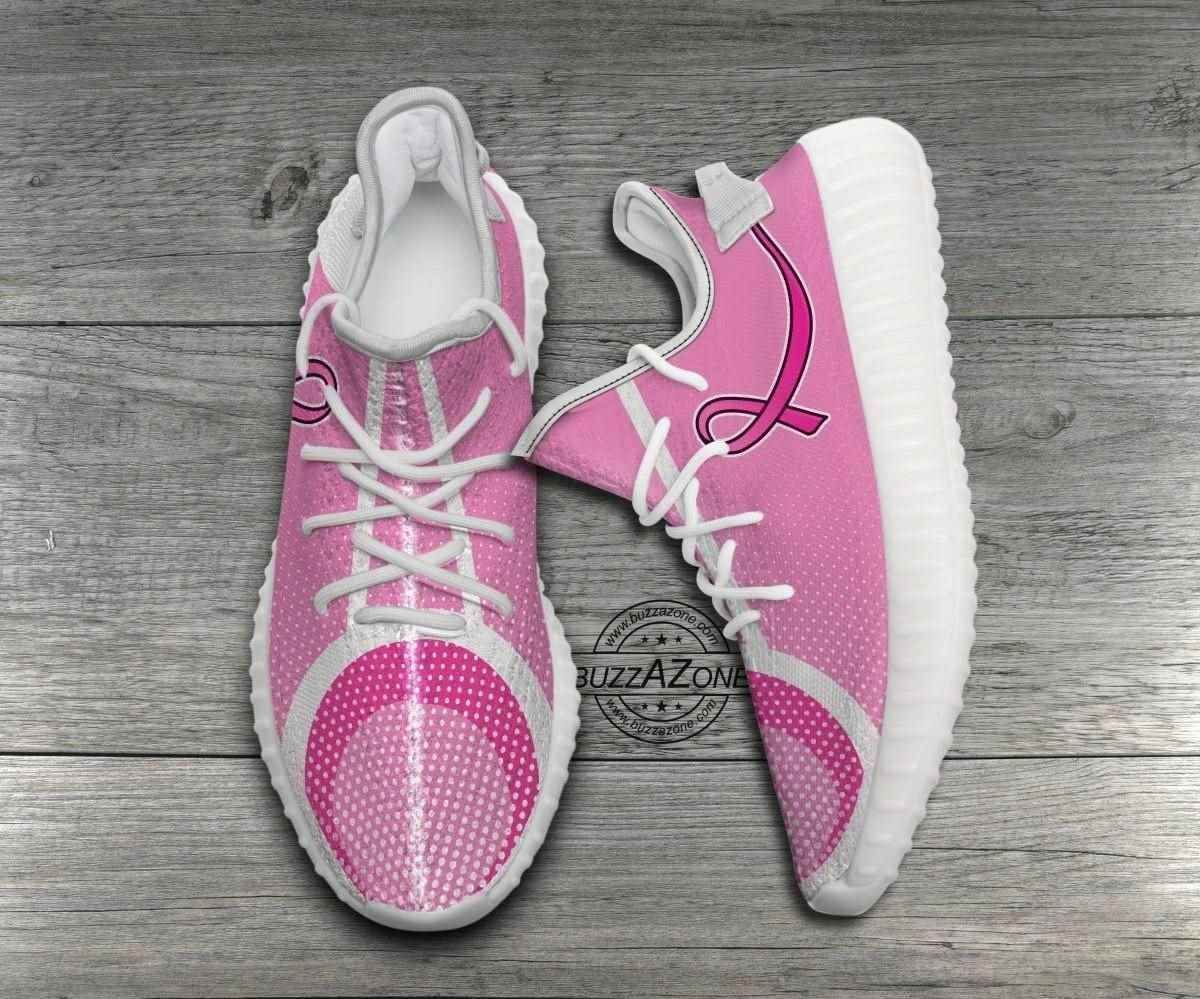 Breast Cancer Pink Yeezy Boost