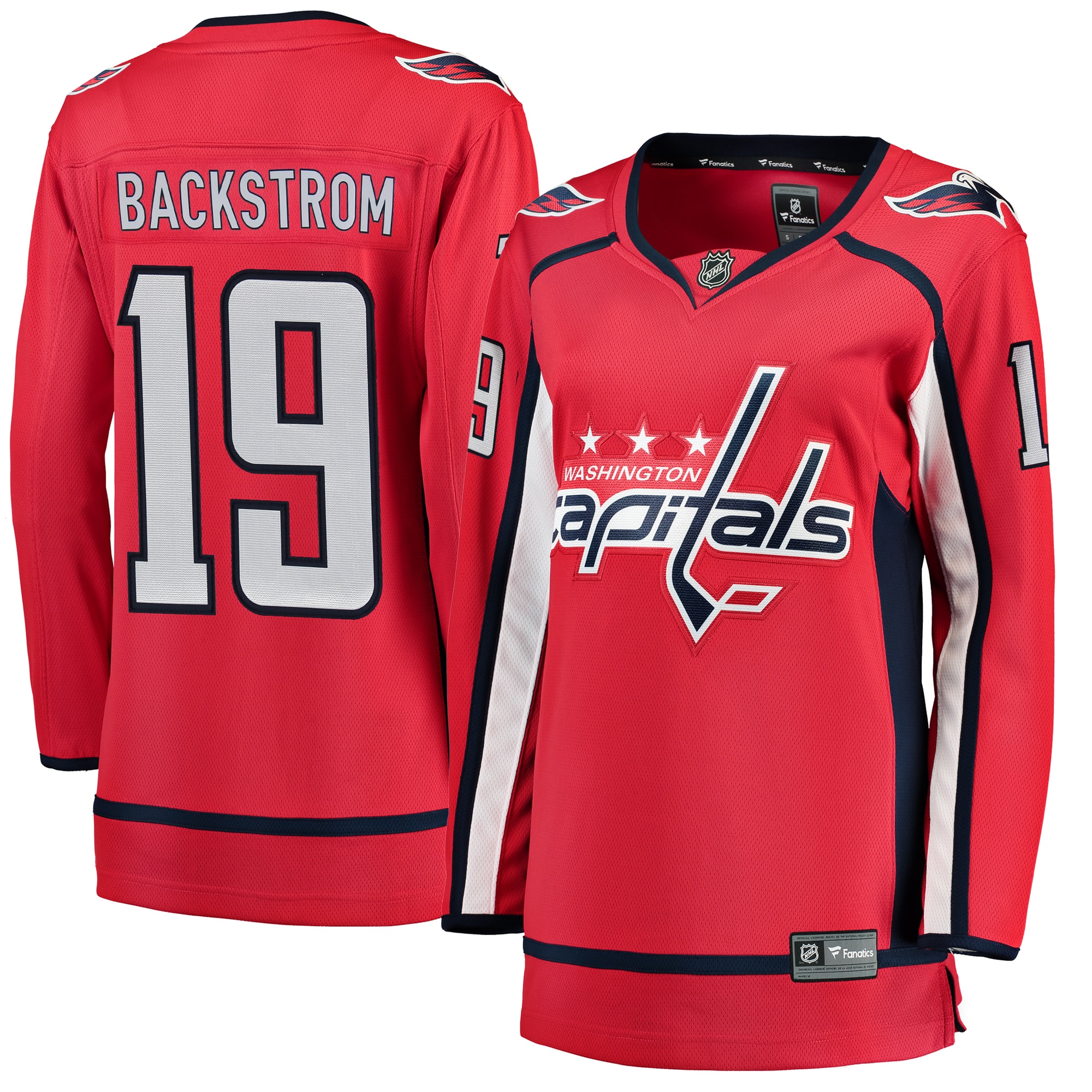 Women's Washington Capitals Nicklas Backstrom Red Home Breakaway Player Jersey