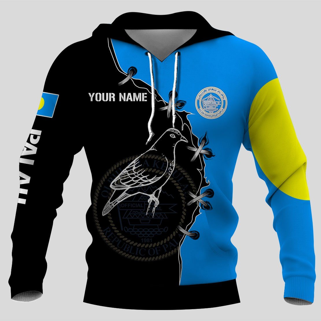 Palau Fruit Dove Hoodies And T-Shirts 3D Full Printing
