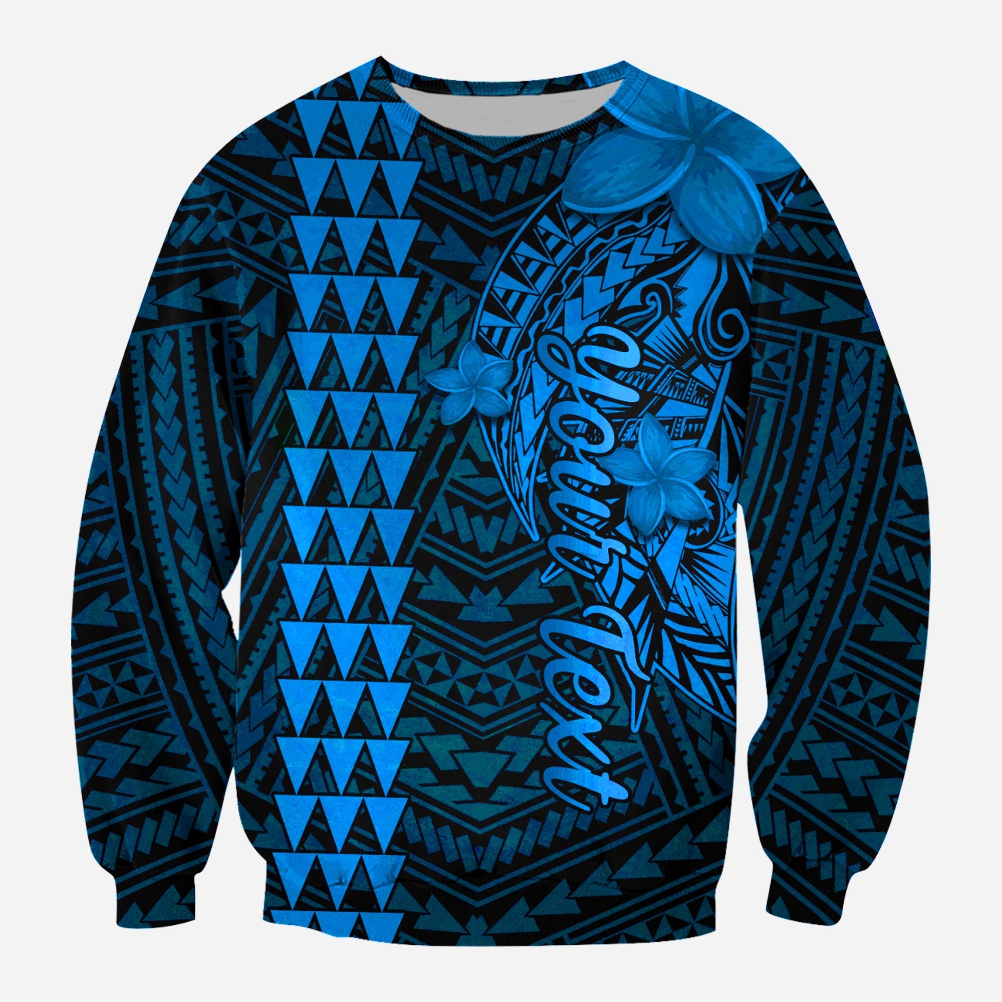 Custom Personalised Hawaii Sweatshirt Kakau Kanaka Maoli Combine Polynesian Shark Ver.03 Lt14