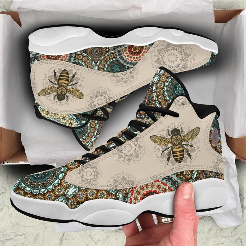 Mandala Bee Air JD13 Sneakers Shoes For Men and Women, Air JD13 Shoes, Mandala Shoes, JD Sneakers, Air Sport, JD Shoes, Gift For Adults Men Women