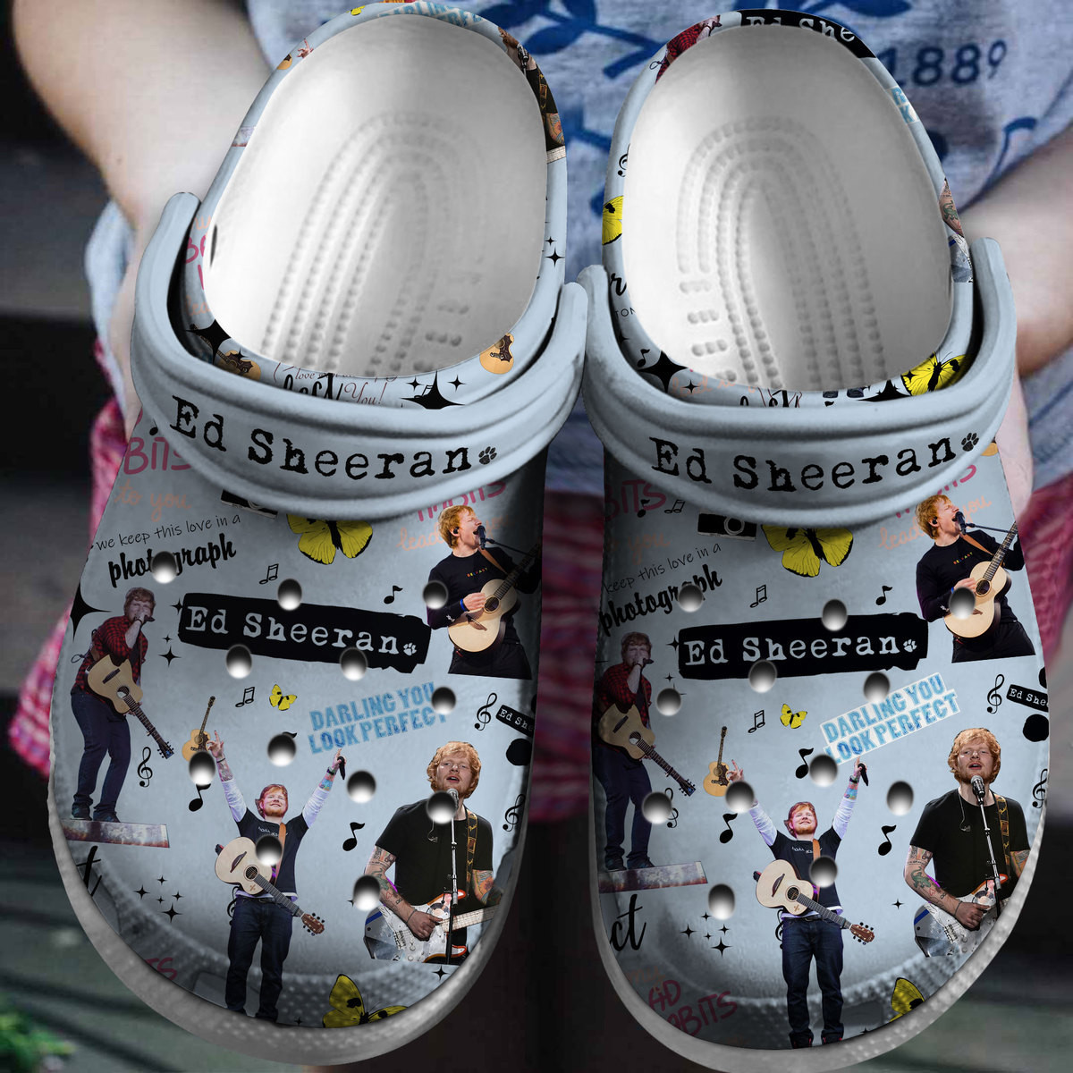 Ed Sheeran Music Crocs Crocband Clogs Shoes Comfortable For Men Women and Kids 2