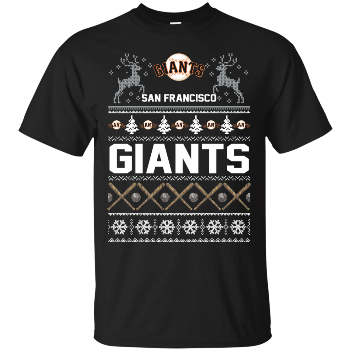 Buy San Francisco Giants Ugly Christmas T shirt