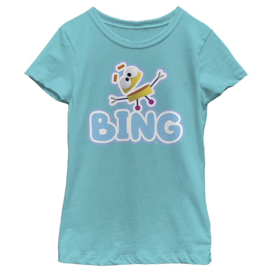 Ask the StoryBots Girl’s Bing Portrait  T Shirt