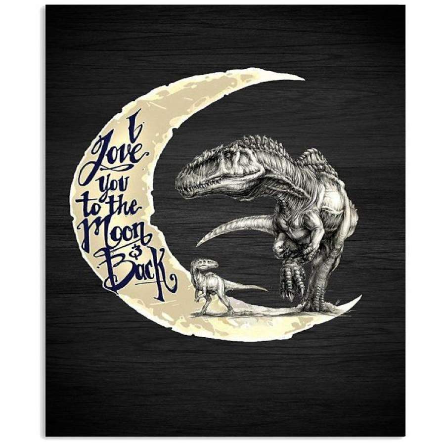 TO KIDS – T REX – LOVE YOU TO THE MOON Vertical Poster