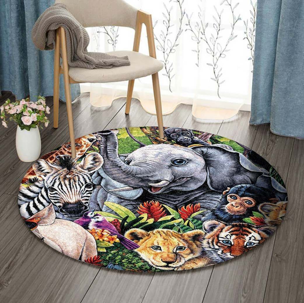 Animal GE1456 Round Rug  CYSI2907