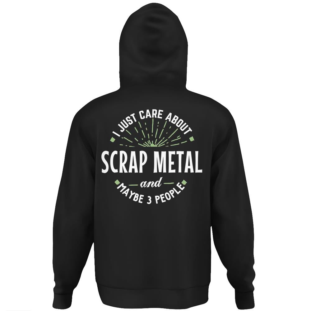 Funny Scrap Metal For Men Dad Gift Father’S Day Gift Hoodie Print On Back