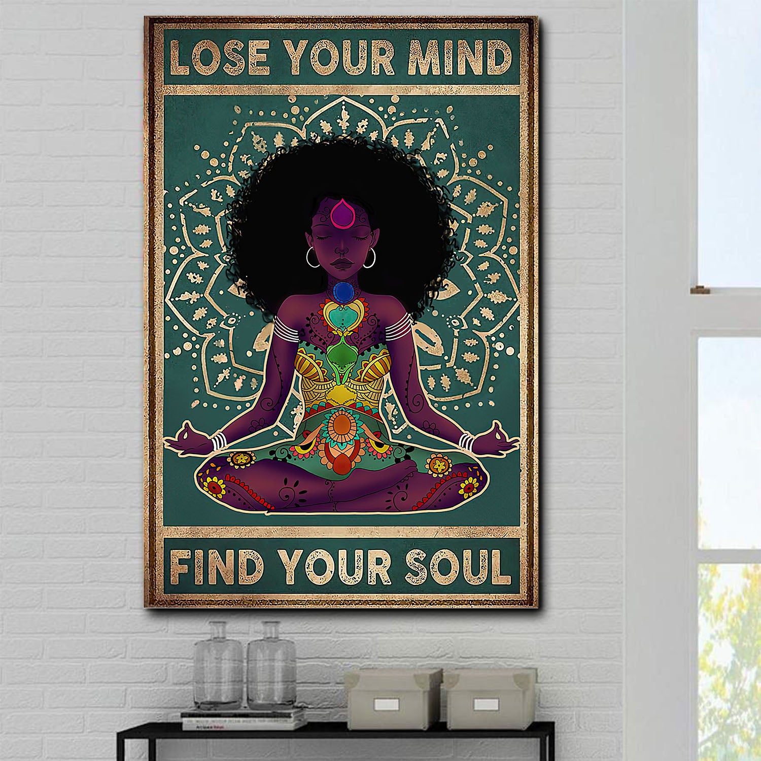 African Poster Melanin Girl Find Your Soul African Home Decor