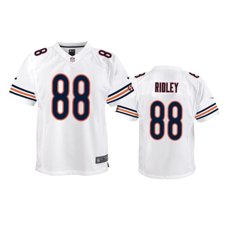 Chicago Bears Riley Ridley 2019 NFL Draft White Game Youth Jersey