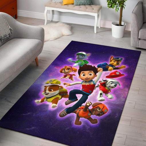 -Paw Patrol – Rug Living Room Carpet 3D Full Printing Home Decor Area Rug