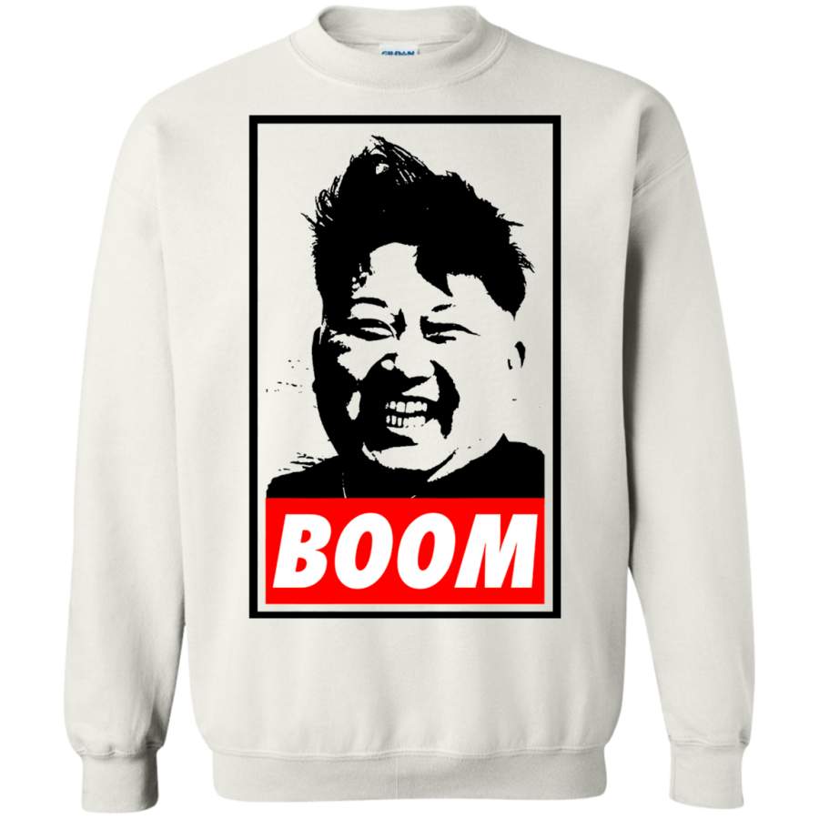 AGR Kim Jong Un BOOM Crewneck Pullover Sweatshirt