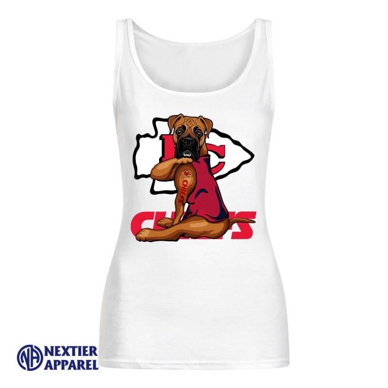 Boxer Tattoo Kansas City Chiefs Shirt Women’s Tank Top