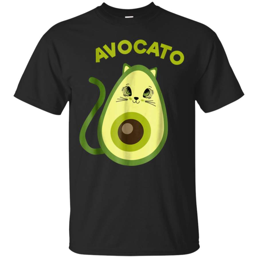 AGR Avocato Cute Vegan Cat Shirt Funny Gift for Kids Women Men