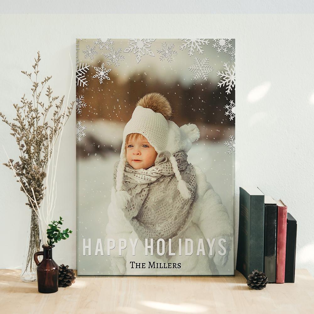 ViticStore™ Merriest, Personalize Picture Canvas- Christmas canvas for decor, family gift, home decor, christmas gift