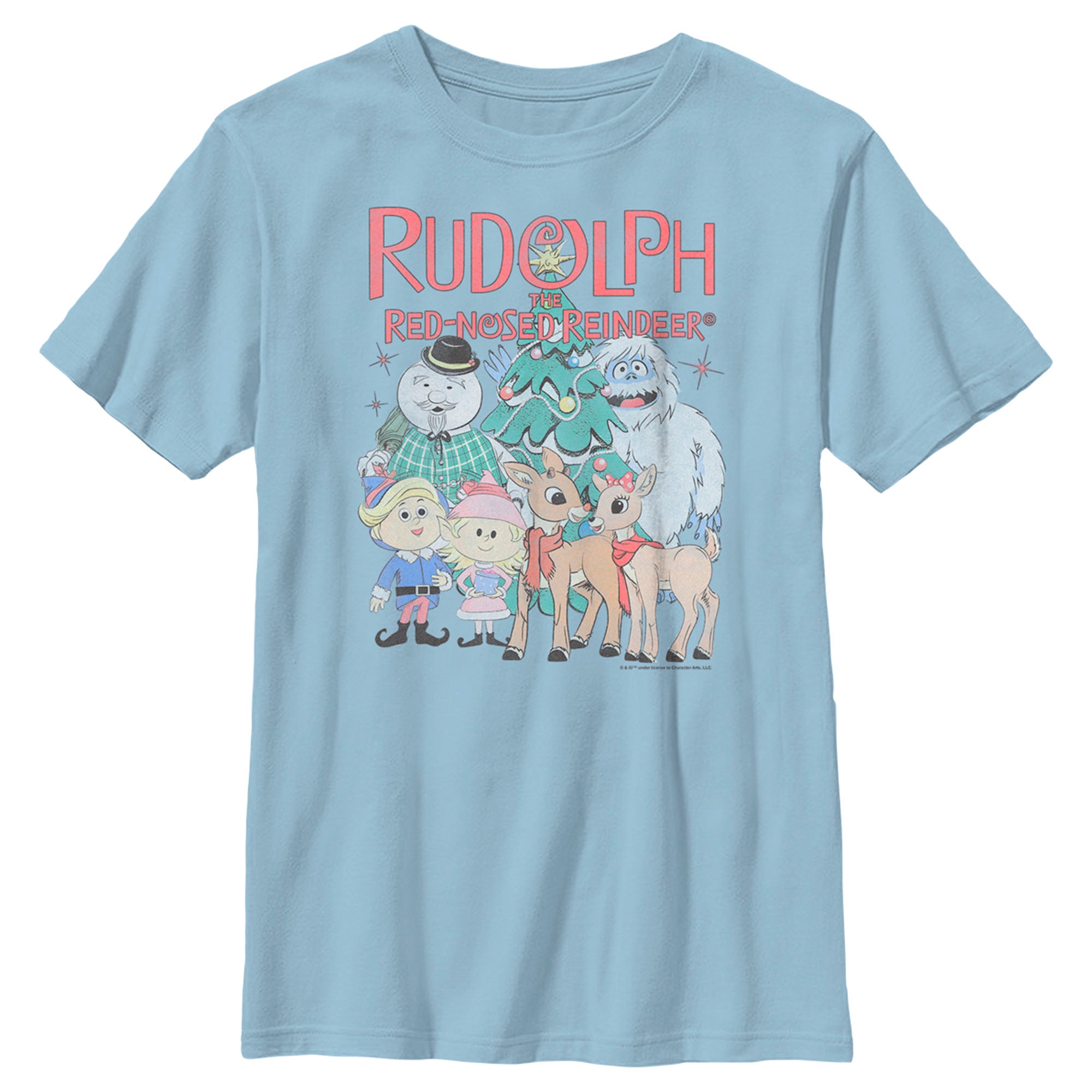 Rudolph The Red-Nosed Reindeer Boy’S Group Picture  T-Shirt