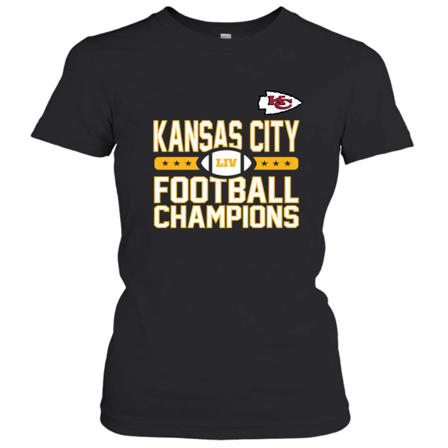 Kansas City Sideline Football _ The City Of Champions LIV Women’s T-Shirt