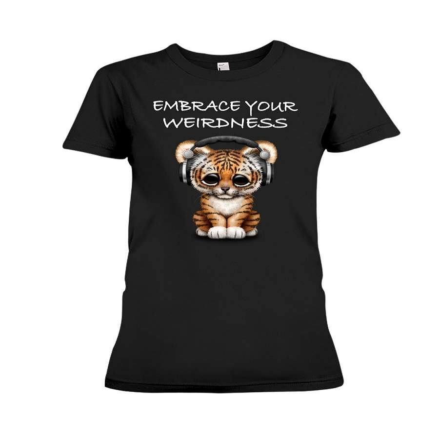 Funny Novelty Printed Casual Base Tee Tiger Women’S T-Shirt