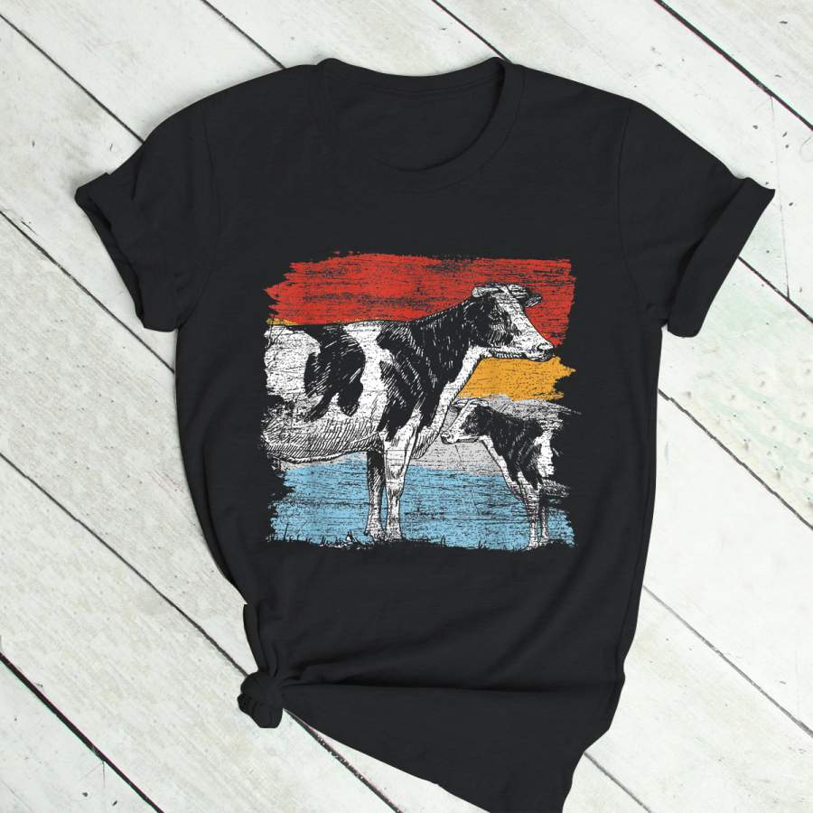 Retro Cow T-Shirt