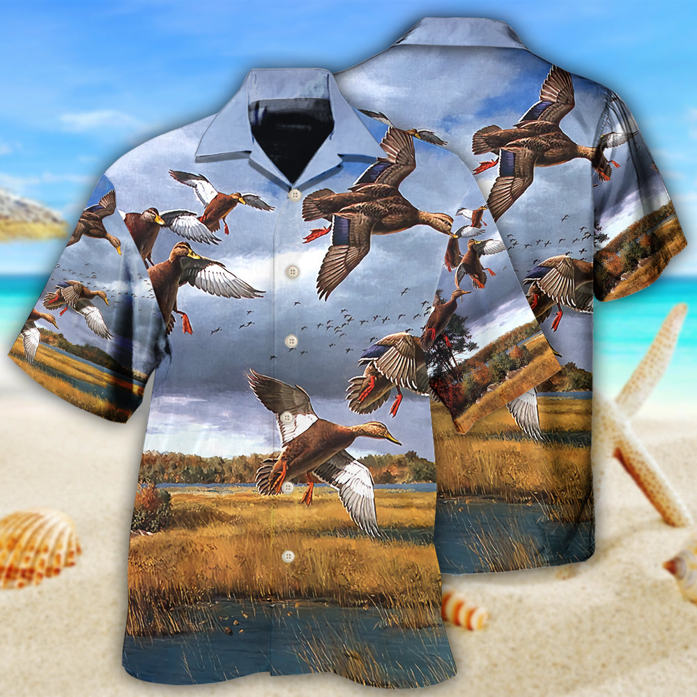 Duck Hunting Classic Style Hawaii Shirt Ha36432