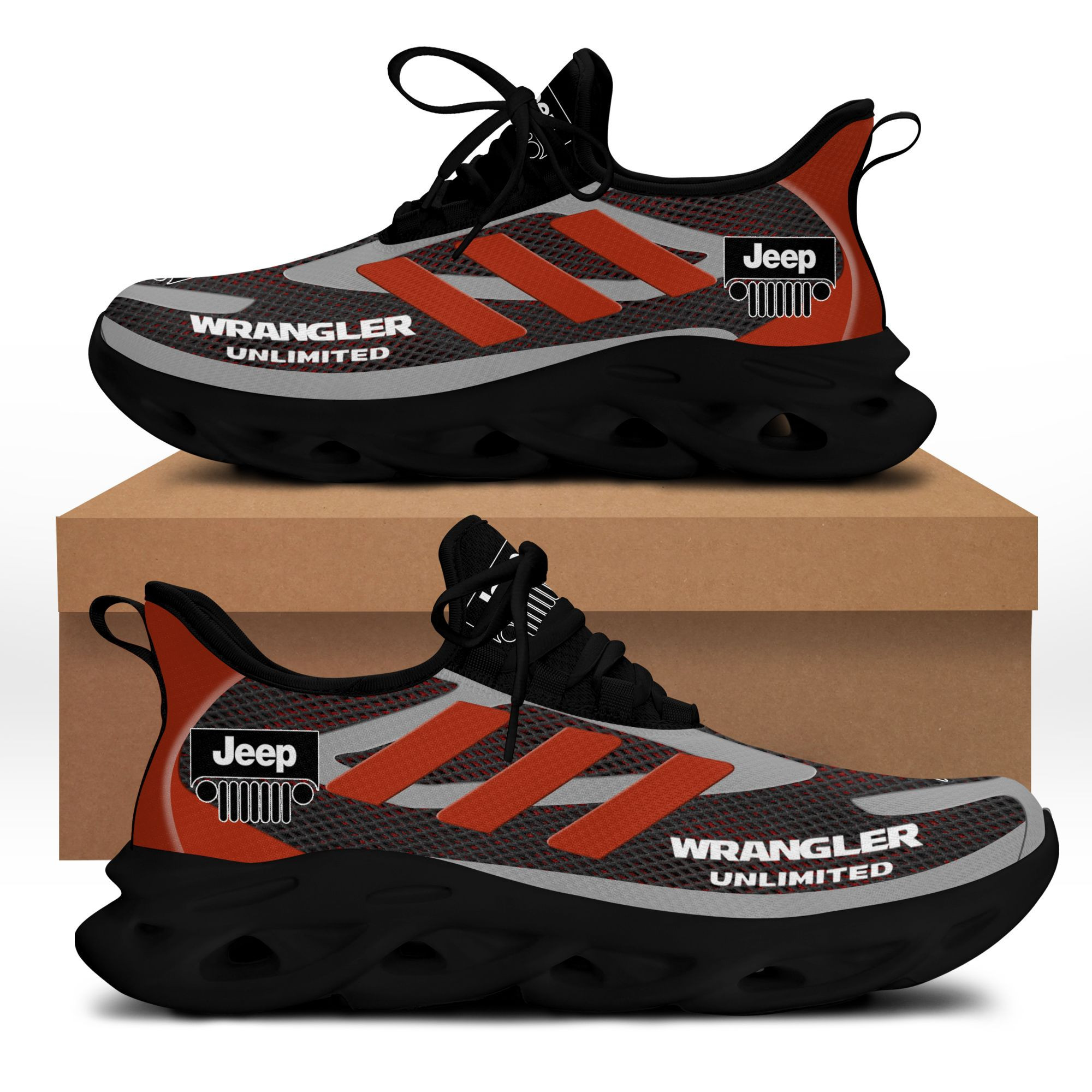 Jeep Wrangler Bs Running Shoes Ver 10 (Brown)