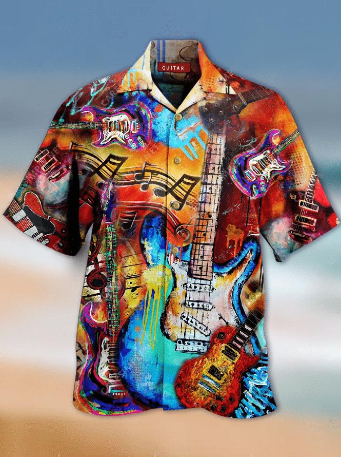 Guitar Hawaii Shirt For Men Women Ha1029