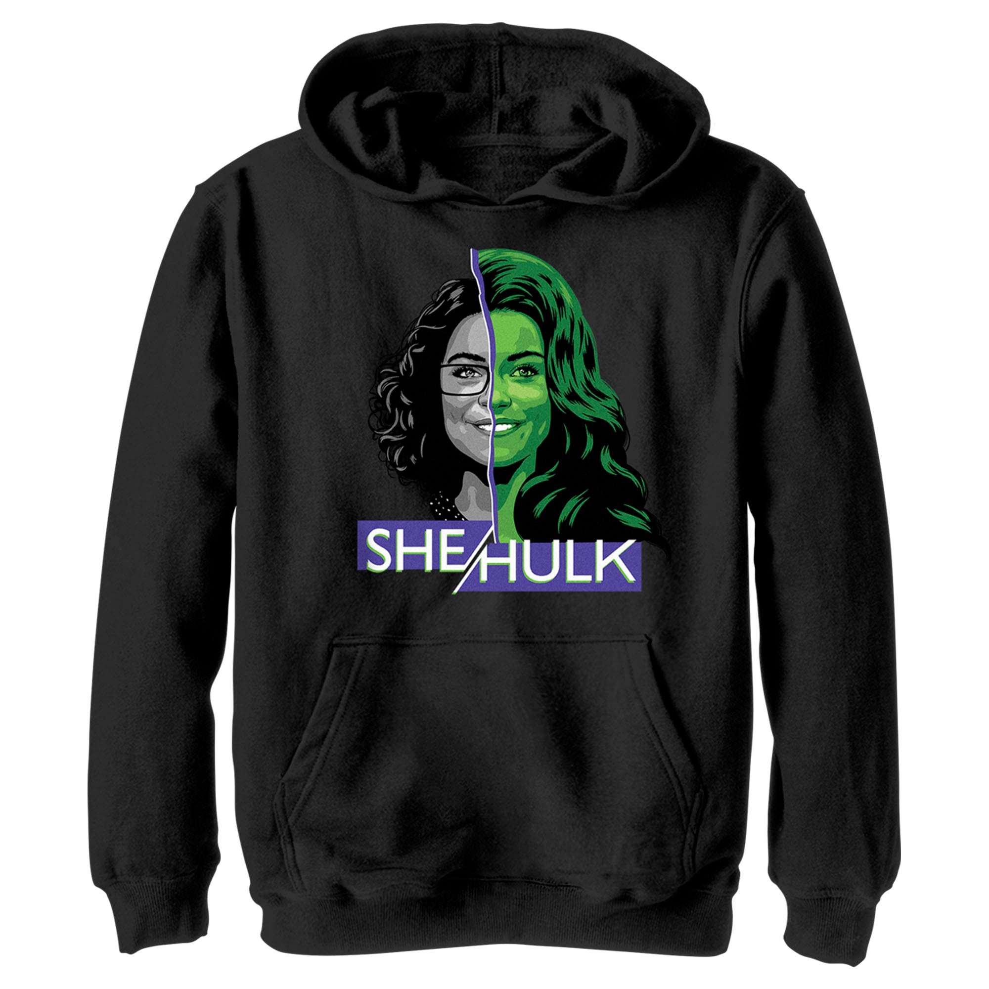 Boy’S She-Hulk: Attorney At Law Half Lawyer Half Hero Pull Over Hoodie