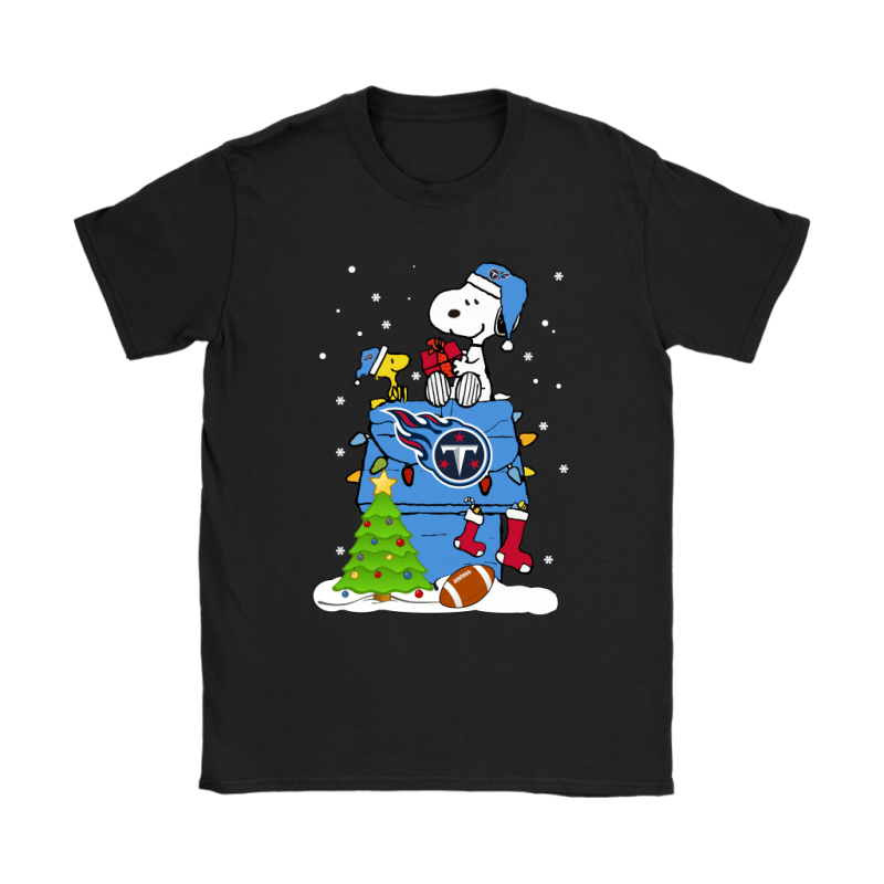 A Happy Christmas With Tennessee Titans Snoopy shirt